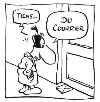 Tiens, du courrier
